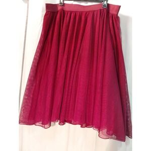 Torrid Red A-Line Skirt
